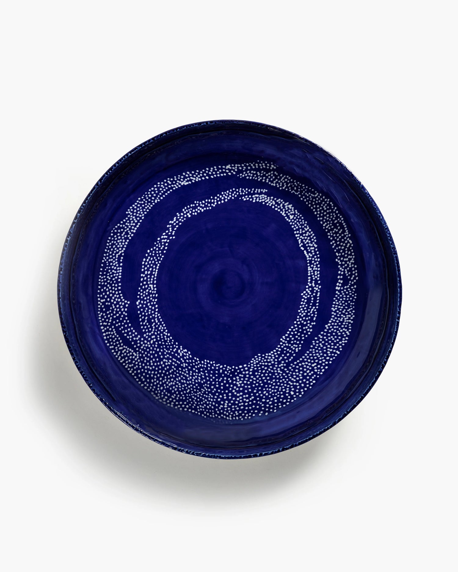 OTTOLENGHI SERVEERSCHAAL WIT/BLAUW - MEDIUM