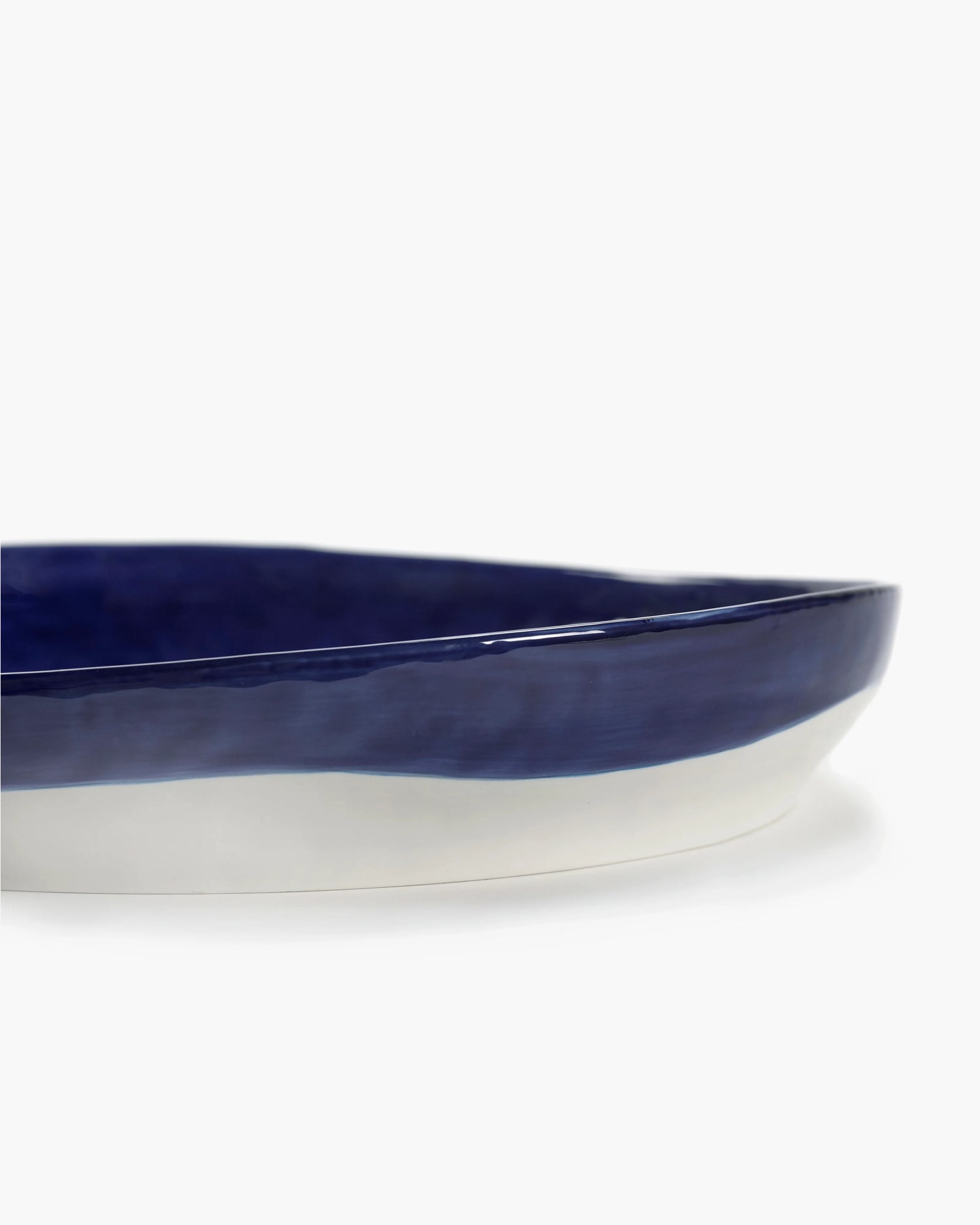 OTTOLENGHI SERVEERSCHAAL WIT/BLAUW - MEDIUM