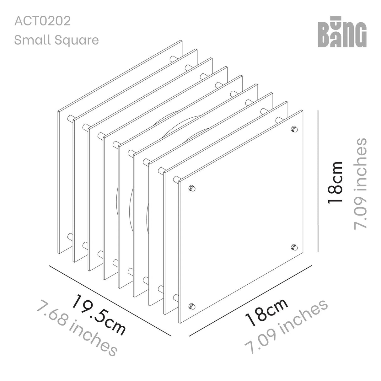 LOP LAMP SQUARE SMALL - DREAMY