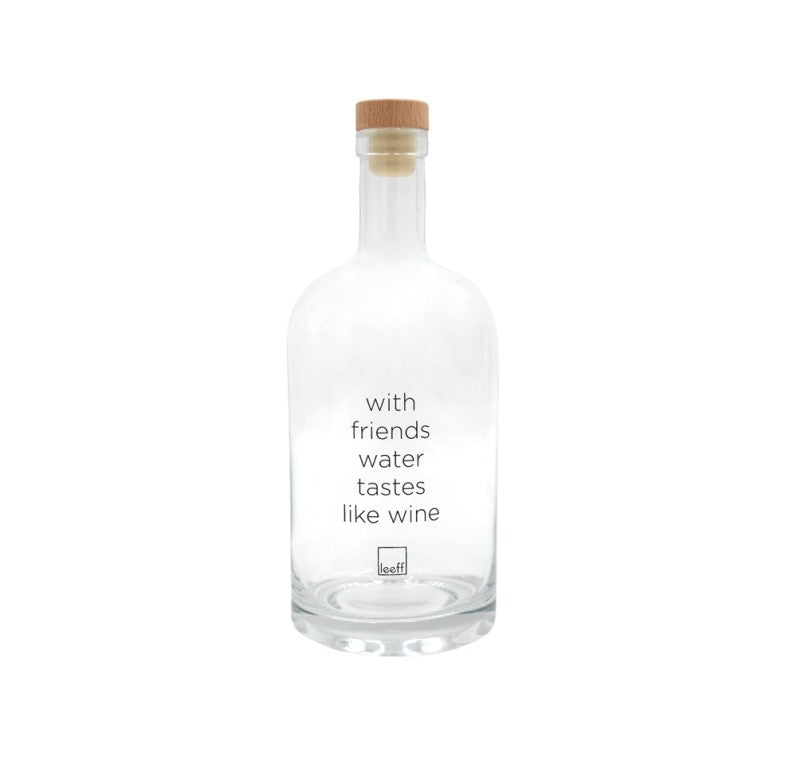 WENDY WATER BOTTLE - WITH FRIENDS WATER TASTES LIKE WINE