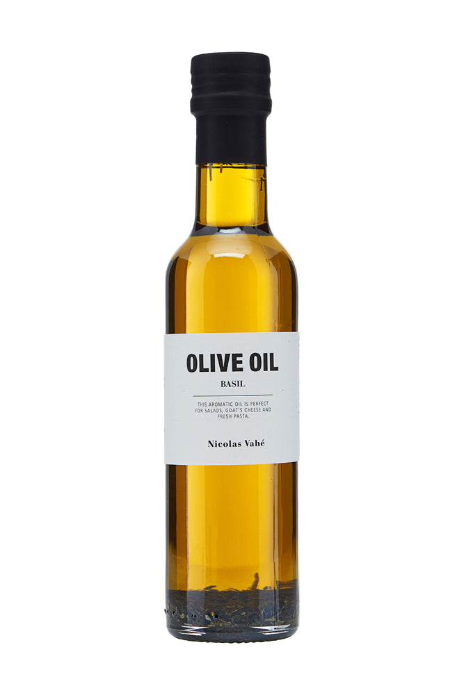 OLIJFOLIE MET BASILICUM