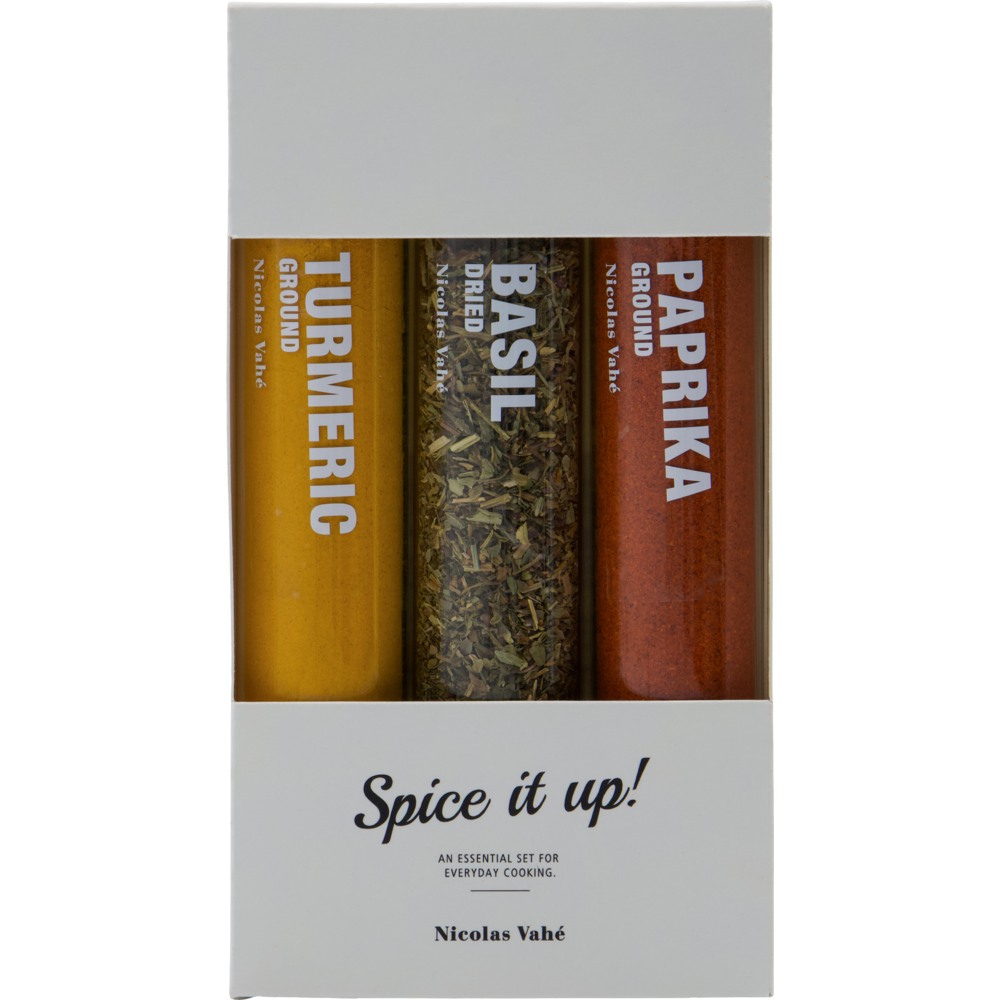 SPICE IT UP - BASIL/PAPRIKA CHILLI/TURMERIC