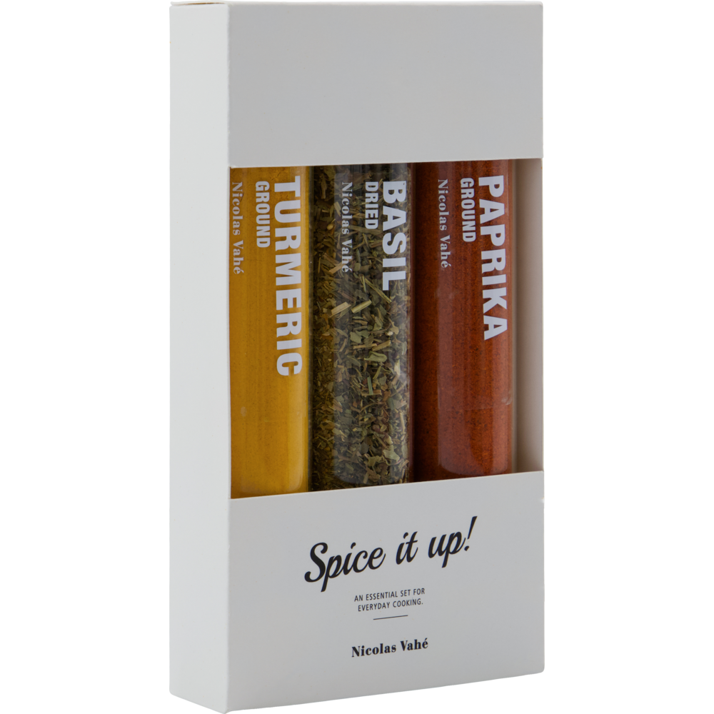 SPICE IT UP - BASIL/PAPRIKA CHILLI/TURMERIC