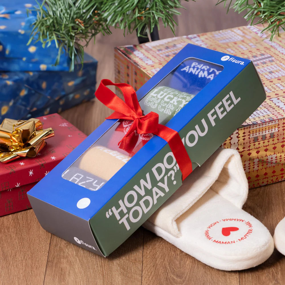 SET VAN 5 SOKKEN "HOW DO YOU FEEL TODAY"