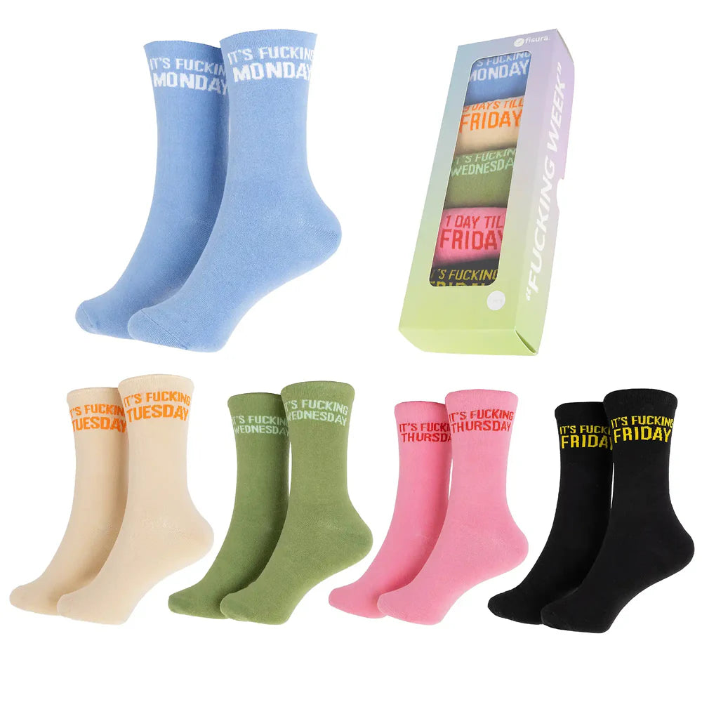 SET VAN 5 SOKKEN "FUCKING WEEK"