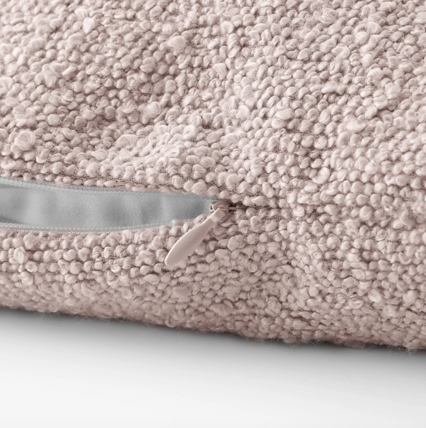 KUSSEN BOUCLE - MISTY ROSE - 40x40