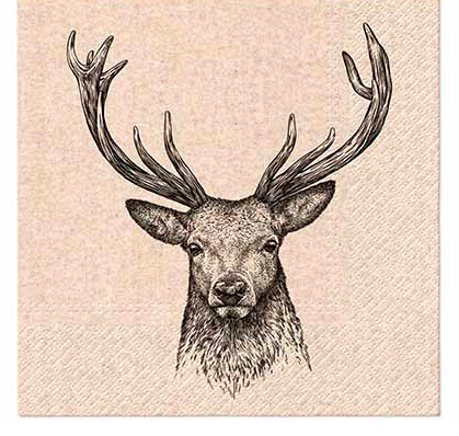 PAPIEREN SERVETTEN - DEER
