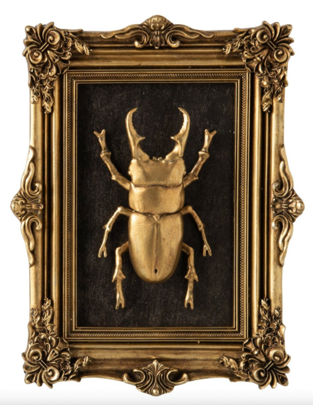 WANDOBJECT GOUD - KEVER HET VLIEGEND HERT