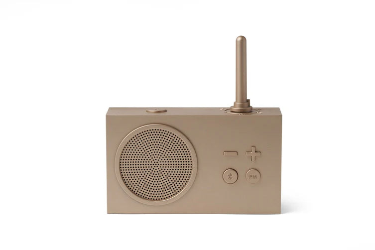 TYKHO RADIO & BLEUTOOTH SPEAKER - GOLD