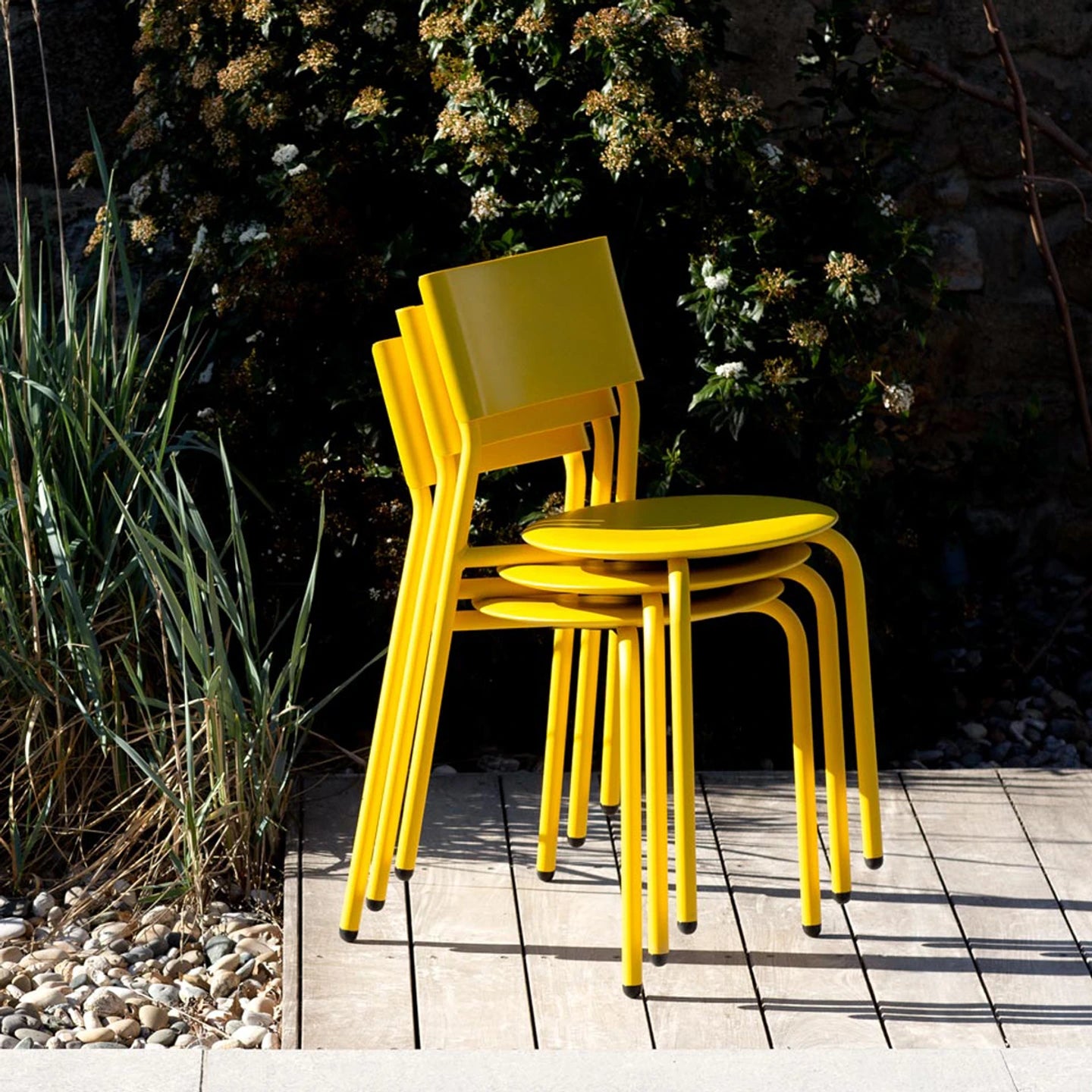 MIDI OUTDOOR CHAIR - GEEL