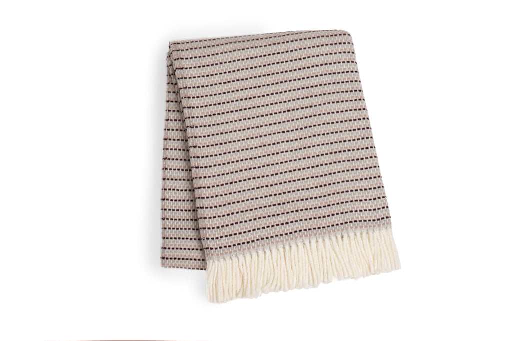 PLAID MULTI-ZENON DUSTY ROSE