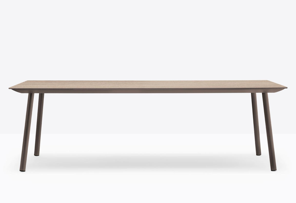 BABILA OUTDOOR TAFEL MET HOUTLOOK BLAD