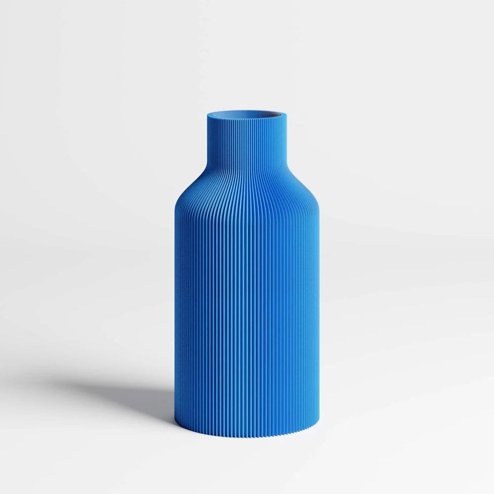 FLES VAAS - LARGE BLAUW