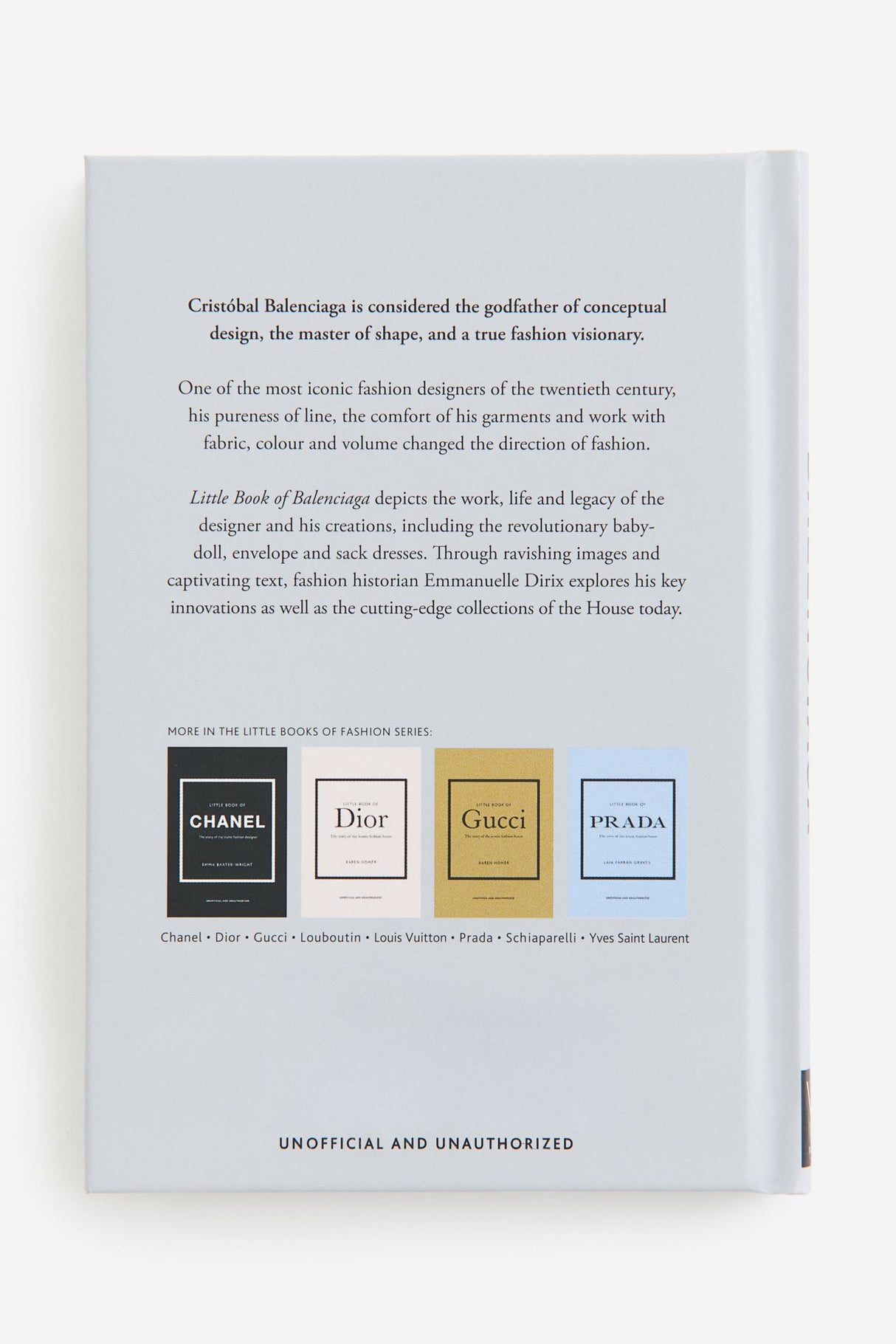 LITTLE BOOK OF BALENCIAGA