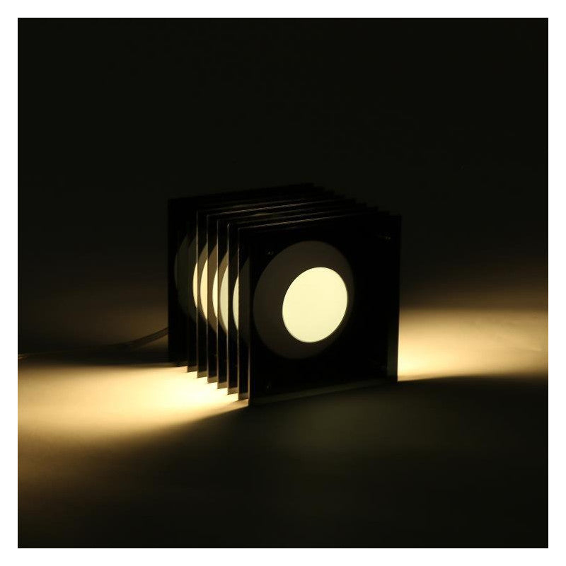 LOP LAMP SQUARE SMALL - DARK GREY