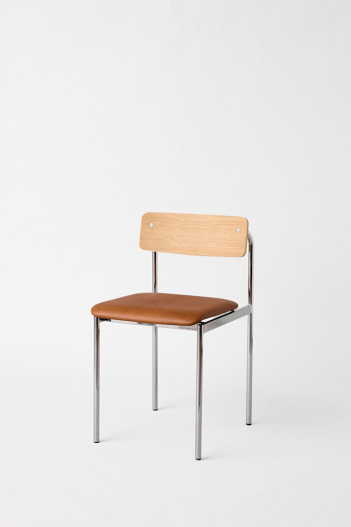 OFFSET CHAIR - CHROME FRAME
