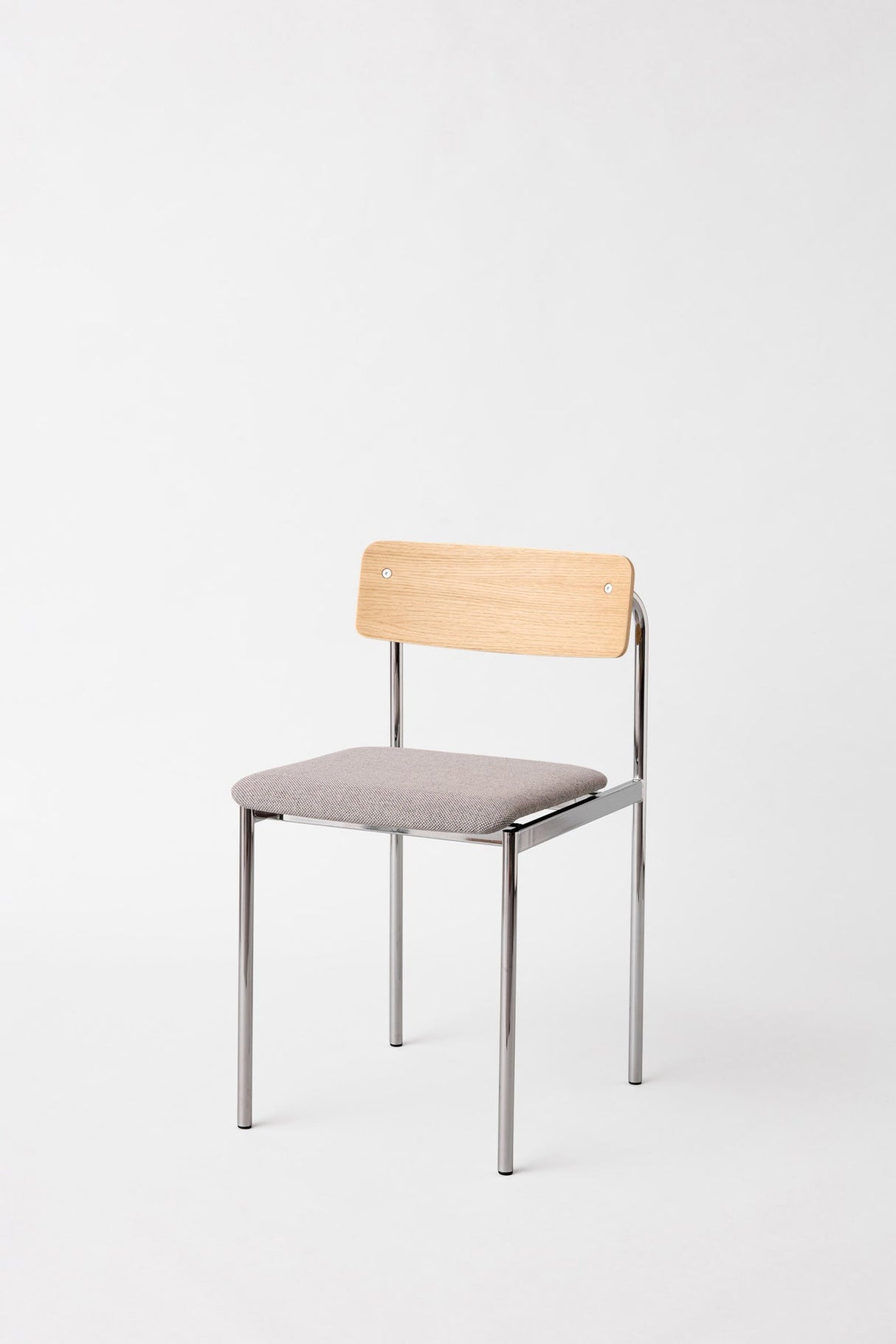 OFFSET CHAIR - CHROME FRAME
