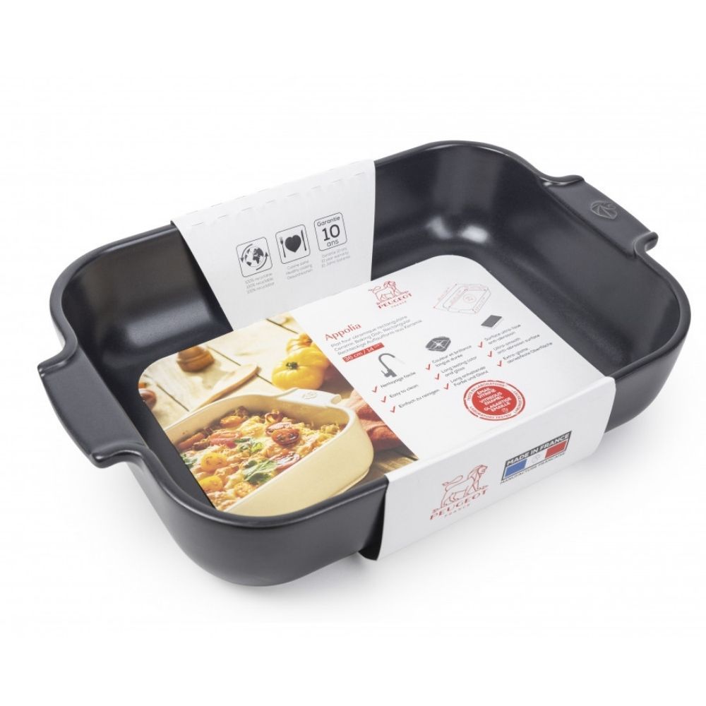 APPOLIA RECHTHOEKIGE OVENSCHAAL - LEISTEEN