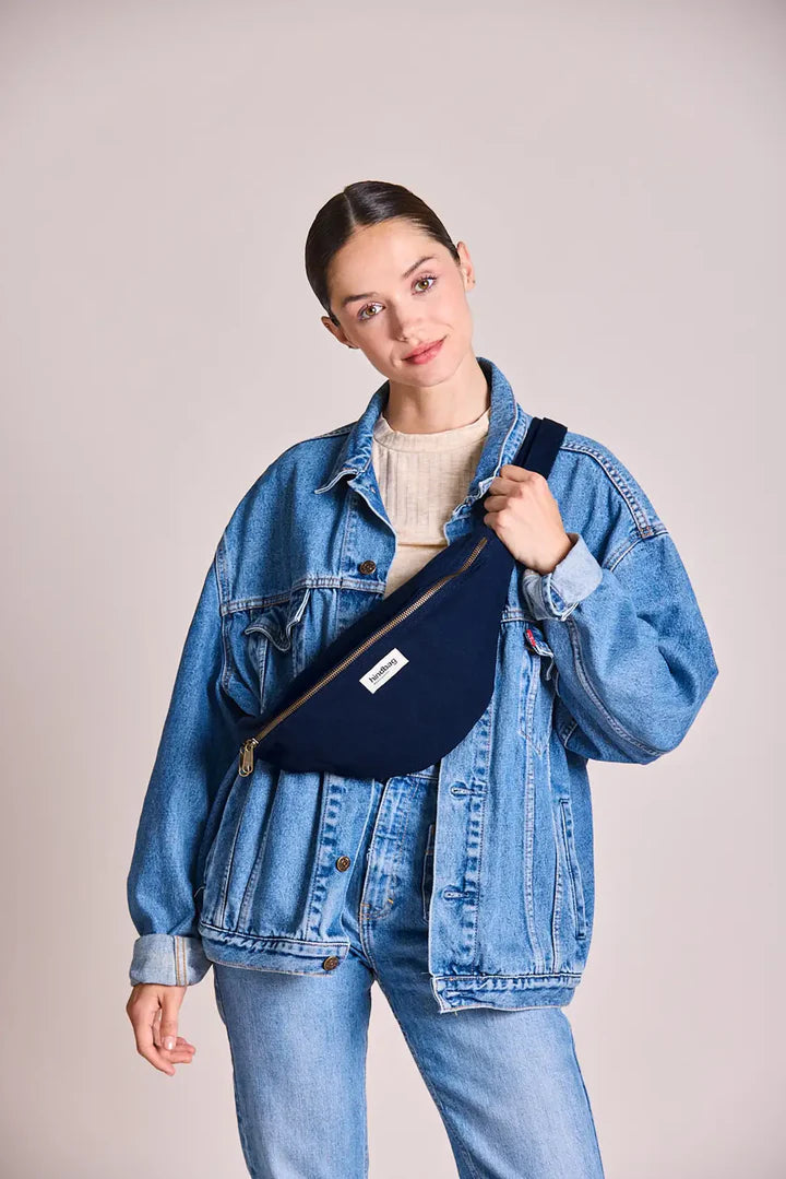 SASHA HEUP/SCHOUDERTAS - NAVY BLUE