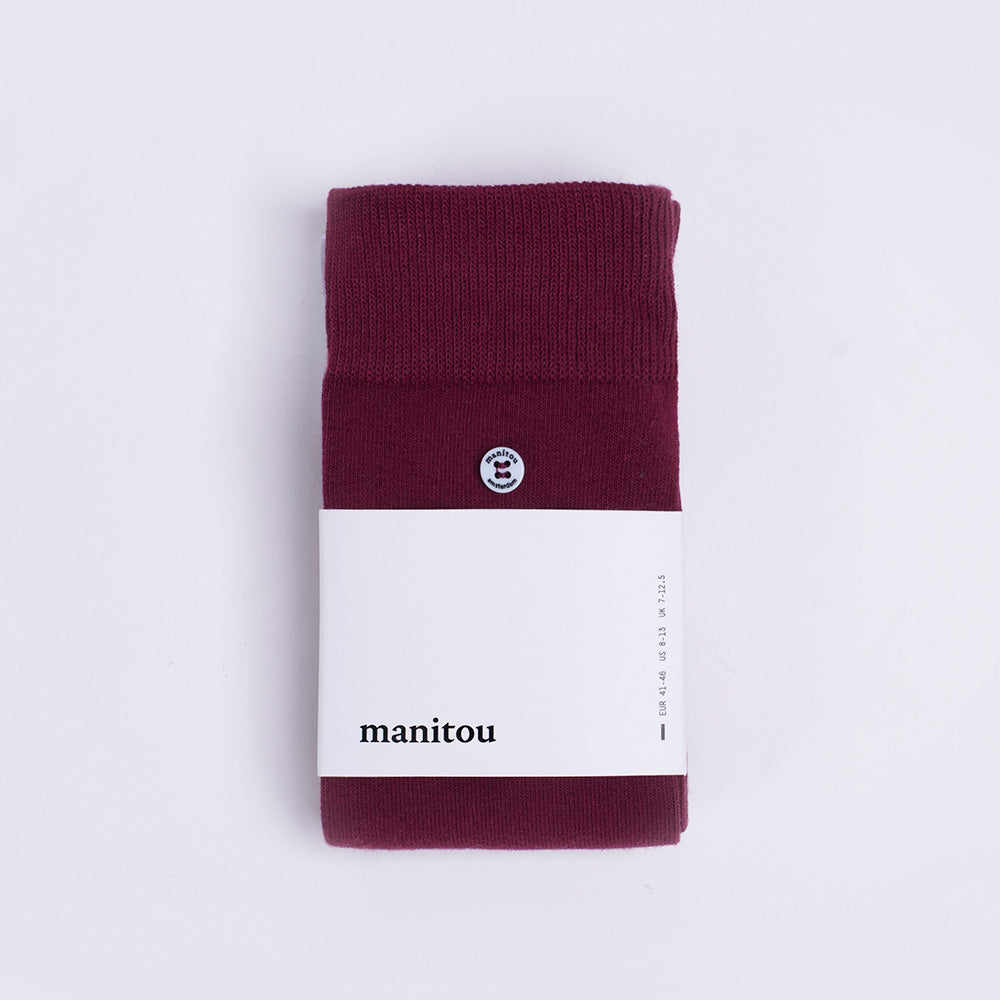 VROUWENSOKKEN - BORDEAUX ROOD