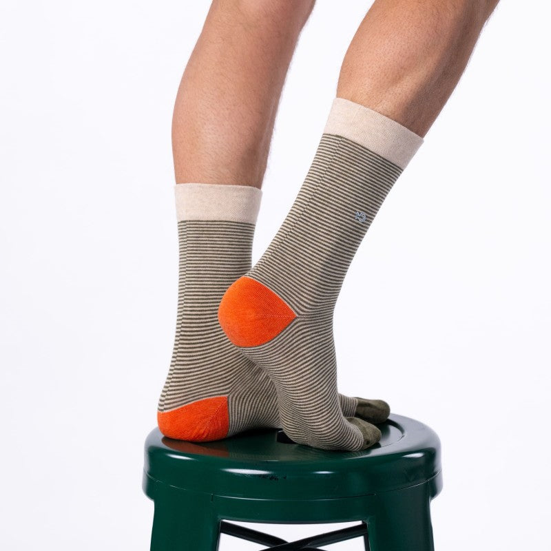 SOKKEN FINE STRIPES - CHAMPETRE