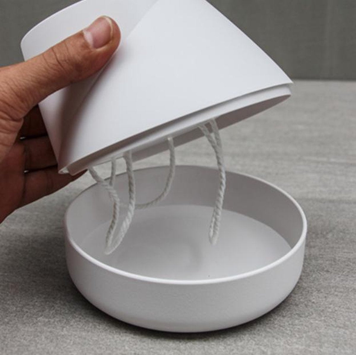 HILL BLOEMPOT LARGE - WIT