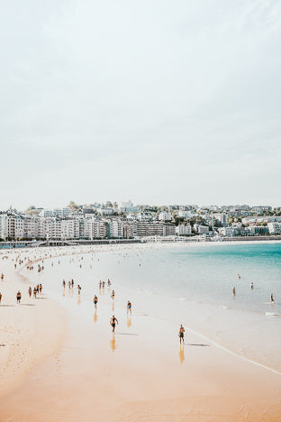 POSTER SAN SEBASTIAN BEACH