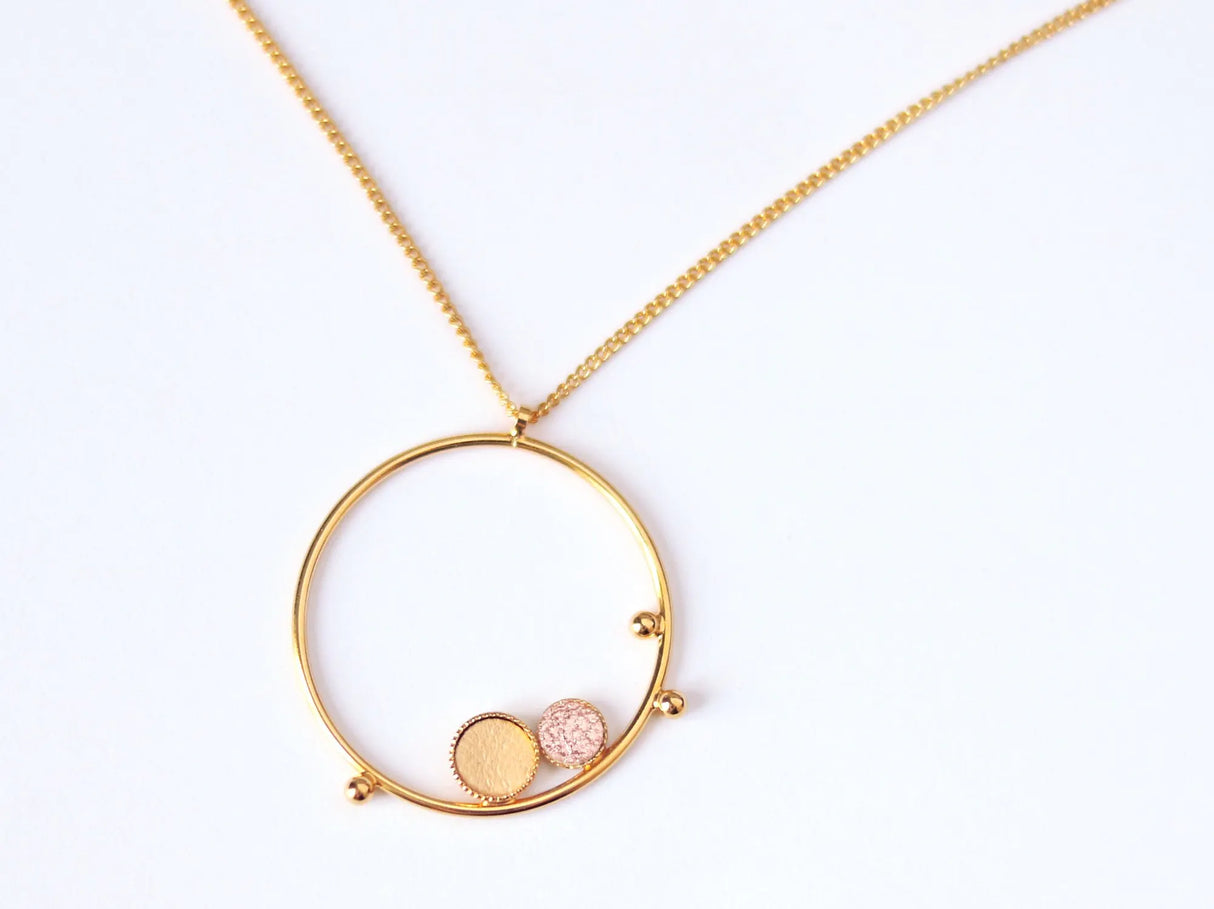 KETTING NIL RING PAILLE