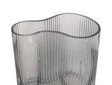 GLAZEN VAAS ALLURE WAVE - DARK GREY