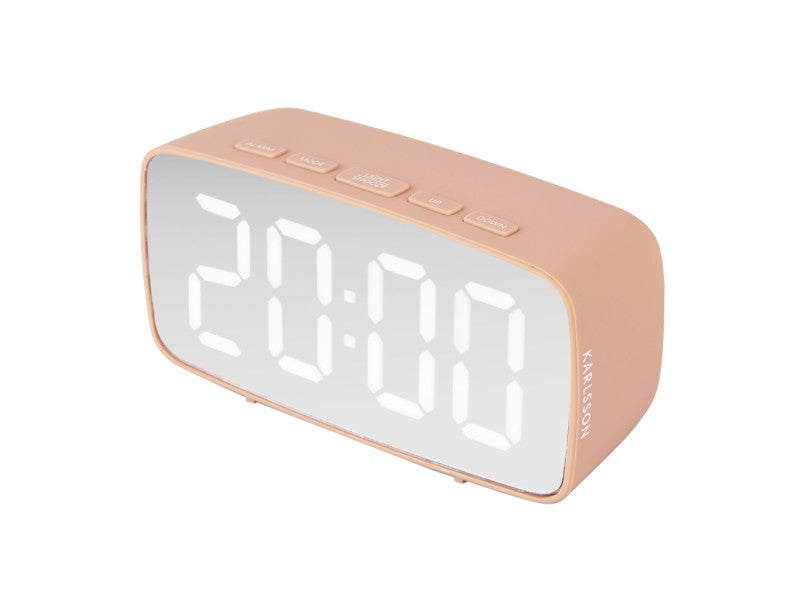 LED ALARM WEKKER - ROZE