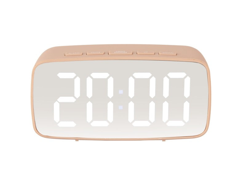 LED ALARM WEKKER - ROZE