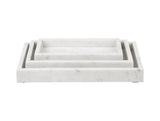 DIENBLAD WIT MARMER - SMALL