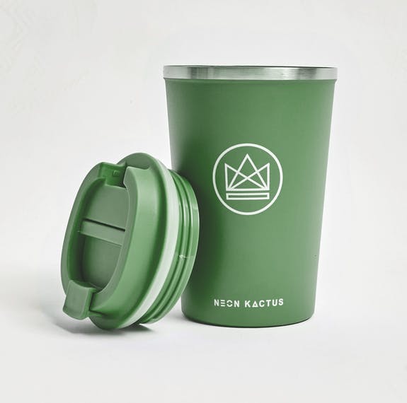 DUBBELWANDIGE KOFFIEBEKER / ROESTVRIJ STAAL