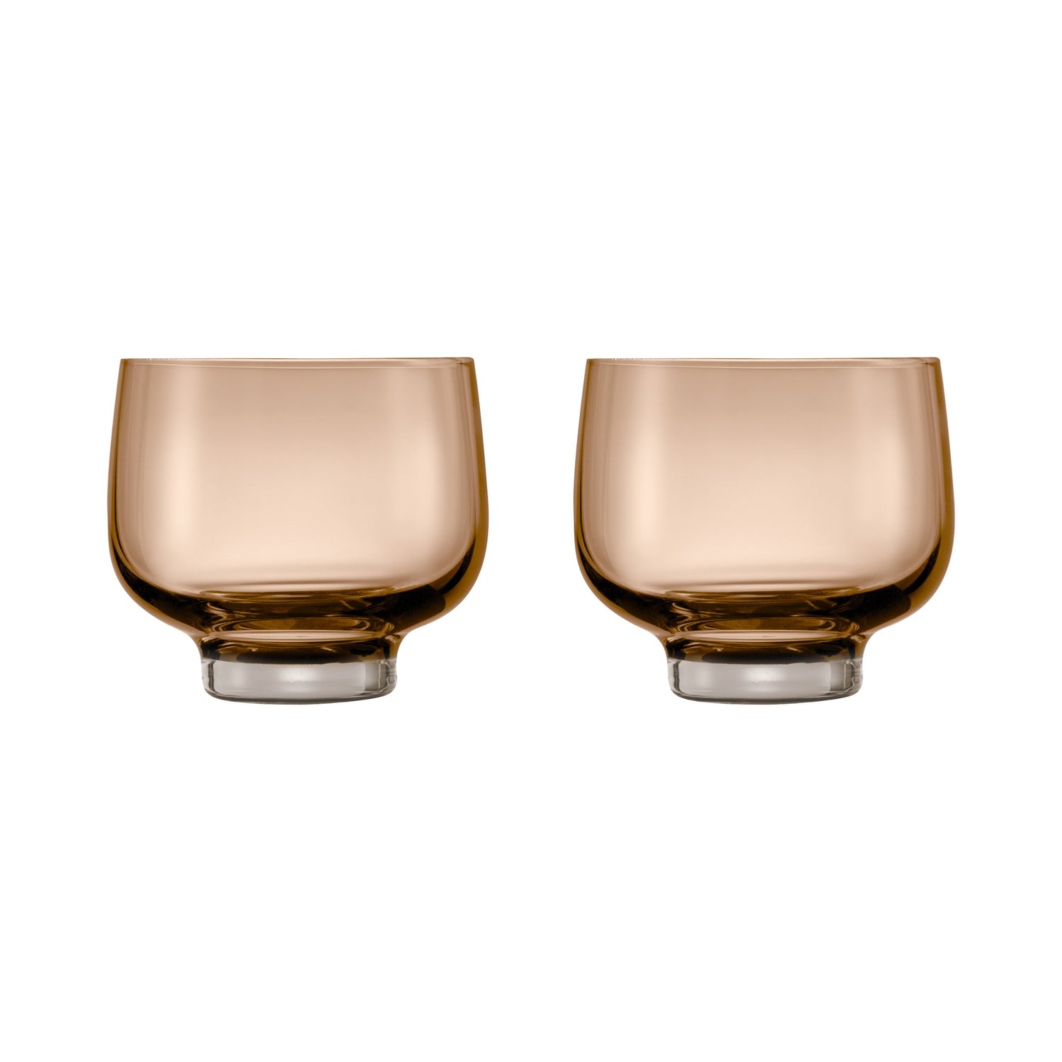 FLOW - SET VAN 2 DRINKGLAZEN SMALL - COFFEE