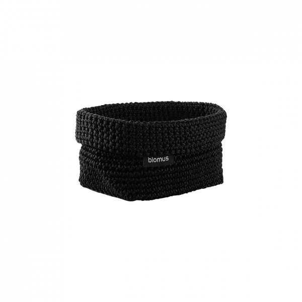 CROCHET MAND TELA - BLACK - M