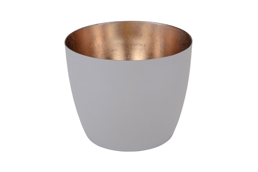 MADRAS THEELICHTHOUDER - SANDSTONE/GOLD - M