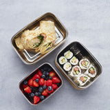 LUNCHBOX RVS MET BAMBOE DEKSEL