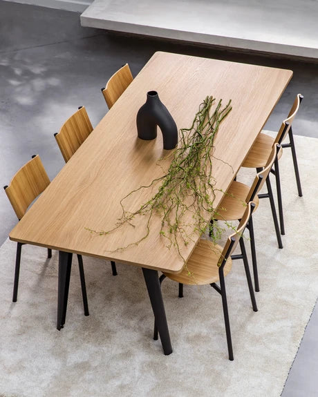 TAFEL NEW MODERN - ZWART - RECHTHOEKIG