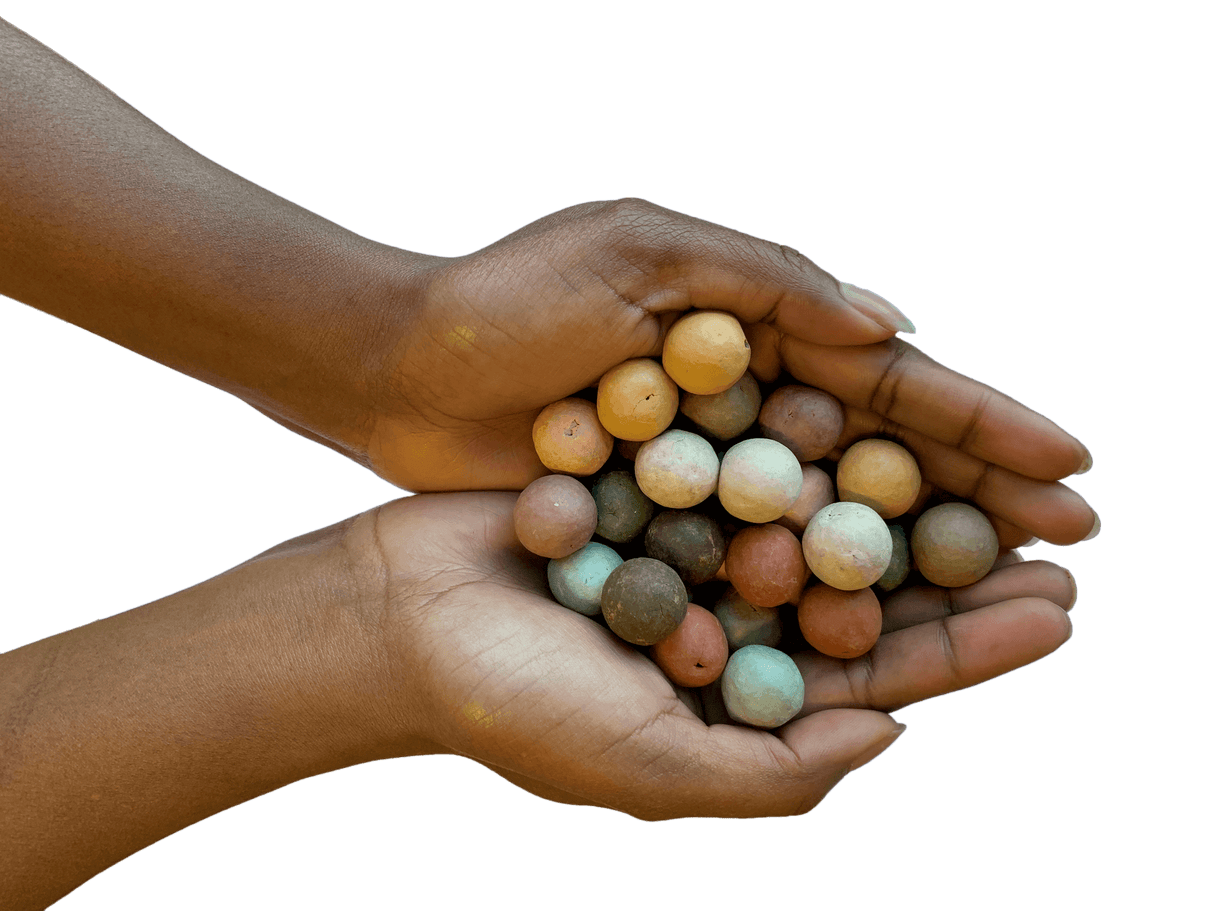 KRAFT BAG MET 25 BLOSSOMBS