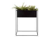 PLANT POT ESSENCE STRAIGHT - BLACK