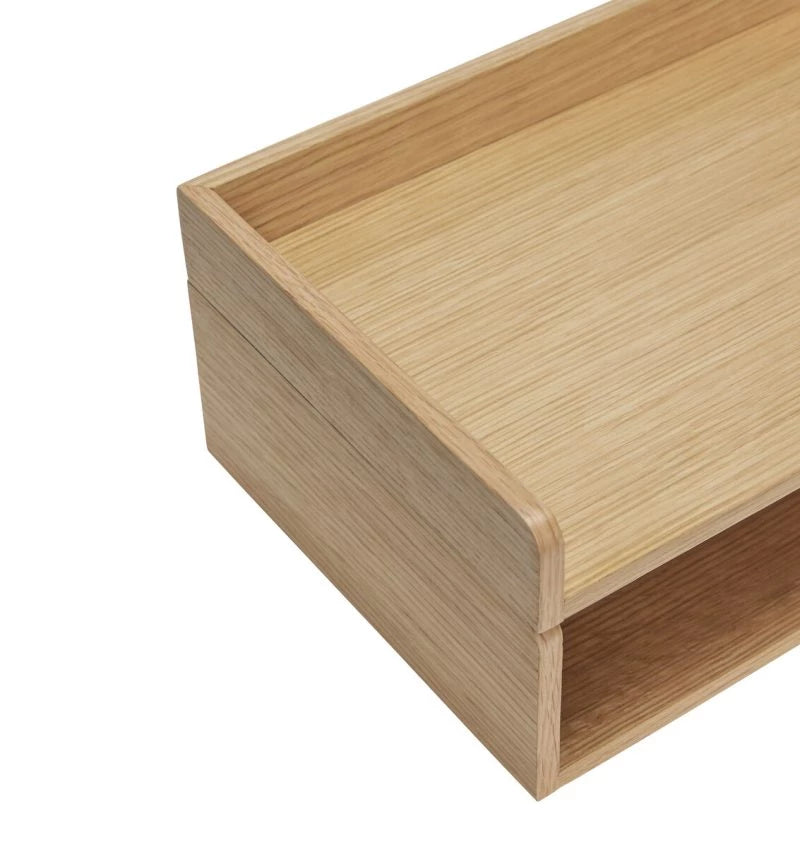 BUREAU-ORGANIZER NATUREL HOUT