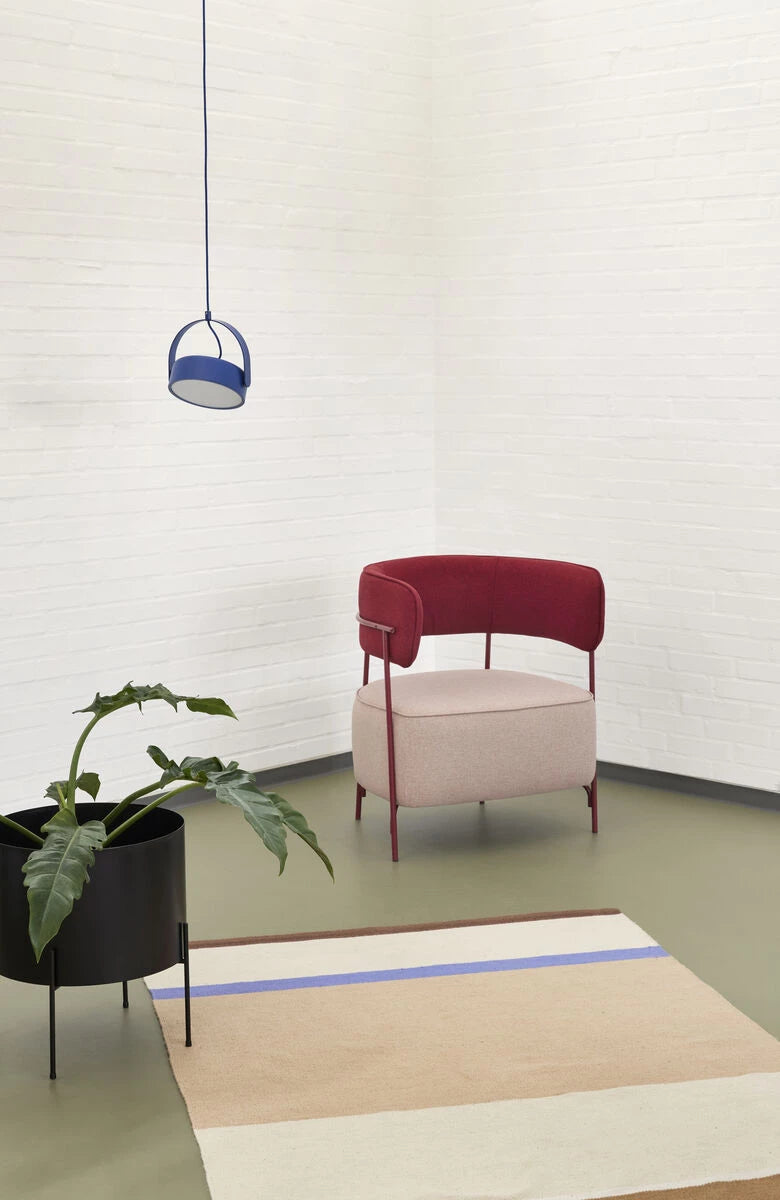 RONDE PLANTENHOUDER - ZWART