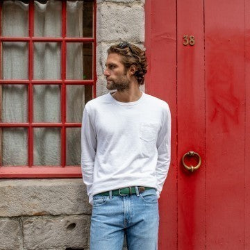 GEVLOCHTEN RIEM - IMPERIAL GREEN