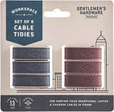 SET VAN 6 KABELHOUDERS