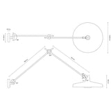 ARIGATO WANDLAMP LARGE - WIT
