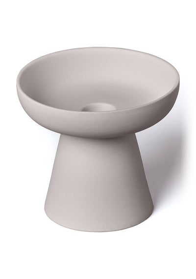 PORCINI GREY CANDLE HOLDER - SMALL