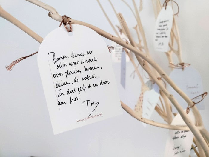 TROOSTLABELS IN HERINNERINGENDOOSJE