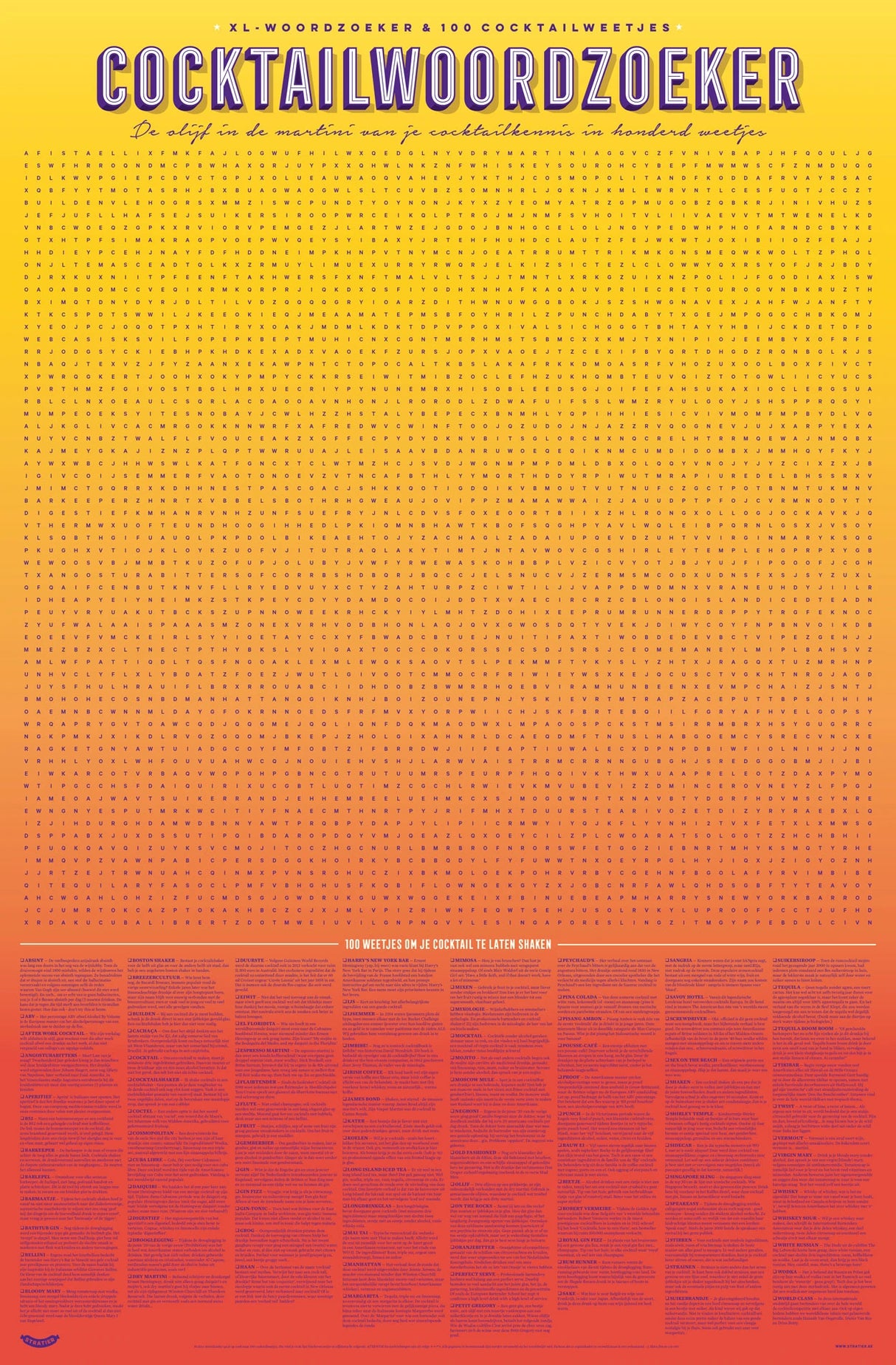 XL COCTAILWOORDZOEKER