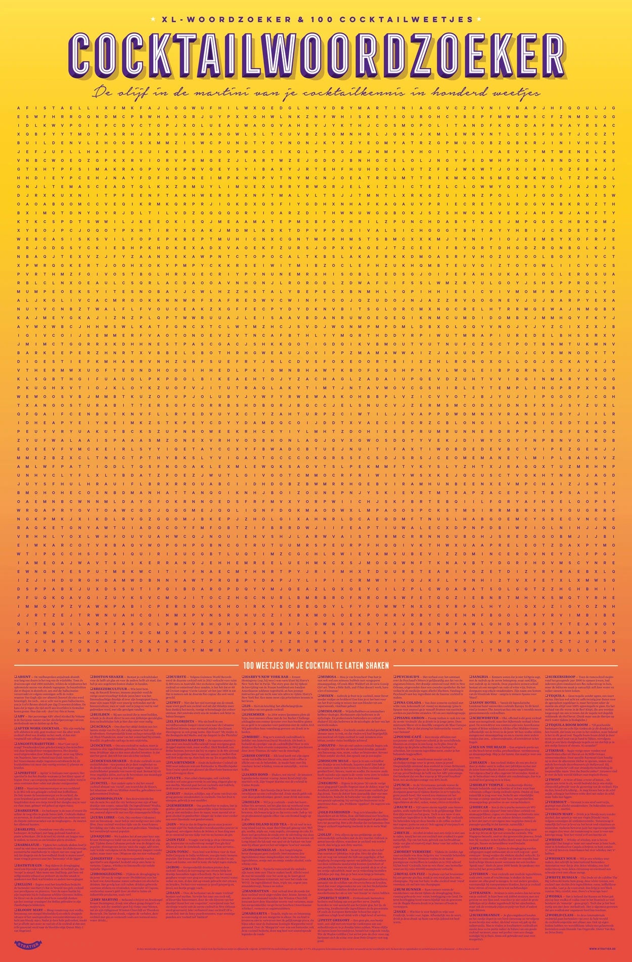 XL COCTAILWOORDZOEKER