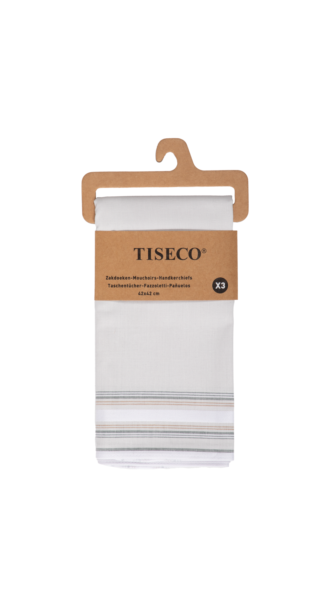 HERENZAKDOEKEN REGAL 3 - TAUPE